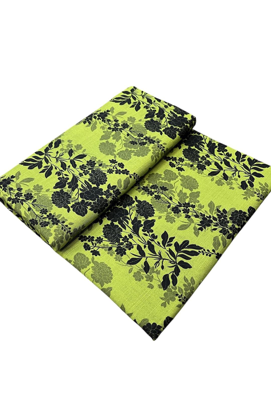 2 Pcs Women's Unstitched Khaddar Printed Suit