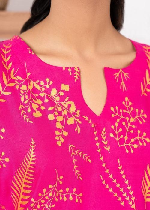 Stylish 2-Piece Women's Stitched Printed Shirt & Trouser Set